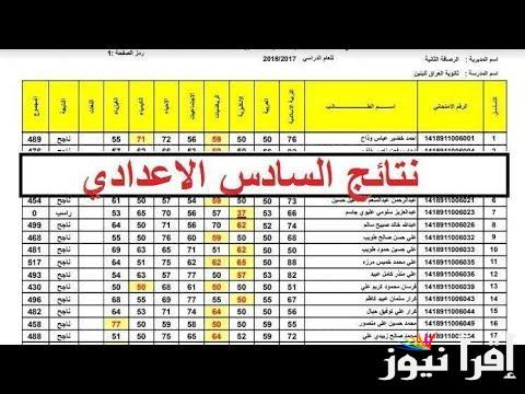 موقع نتائجنا نتائج السادس الاعدادي الدور الثاني 2024 بكافة المحافظات العراقية وموعد ظهور النتيجة