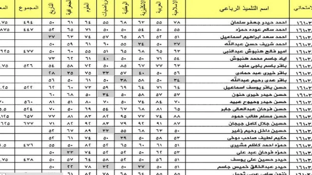 “استعلم حالا” نتائج الثالث متوسط الدور الثاني 2024 بالاسم والرقم الامتحاني عبر موقع نتائجنا results.mlazemna