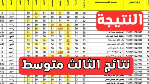 نتائج اعتراضات الثالث متوسط 2024 الدور الثاني عبر موقع وزارة التربية العراقية epedu.gov.iq