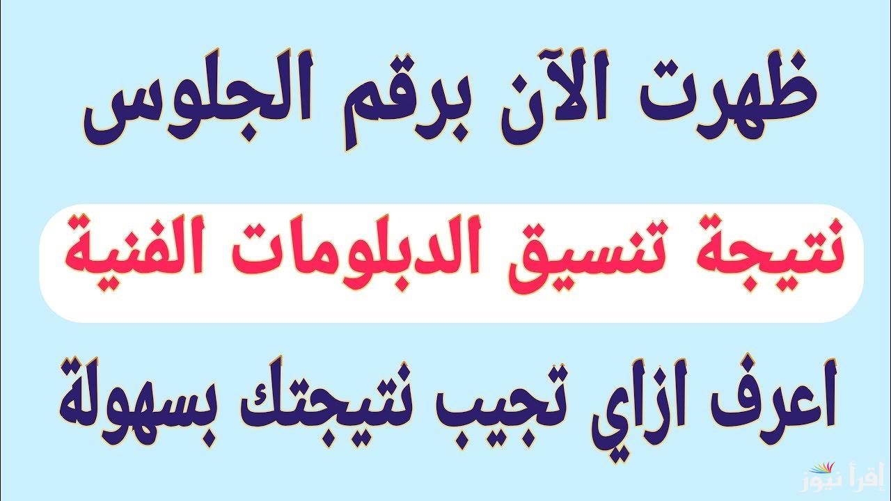 نتيجة تنسيق الدبلومات الفنية 2024 وخطوات الاستعلام عنها عبر موقع التنسيق الالكتروني tansik.digital.gov.eg