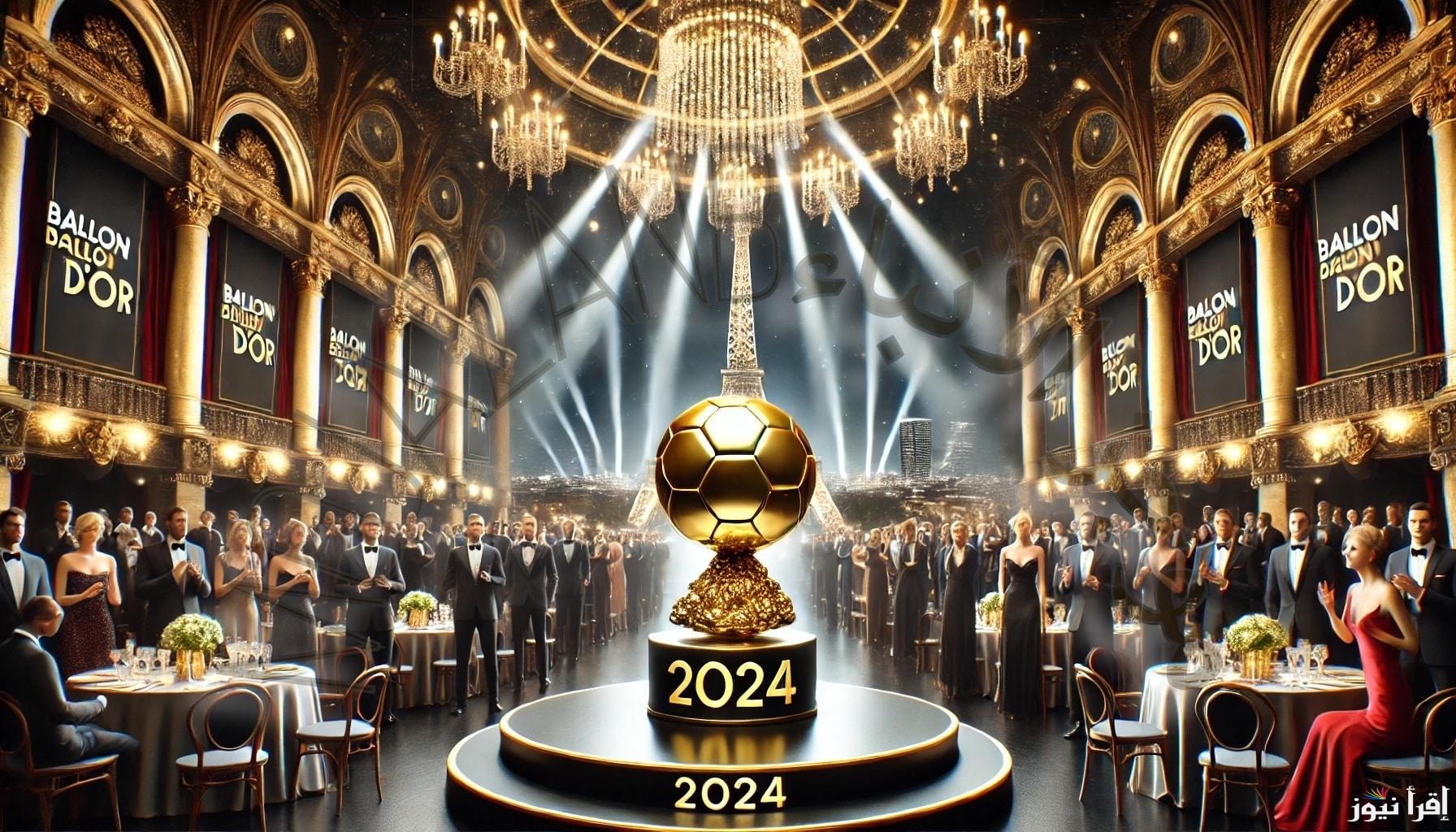 اليكم…الترتيب النهائي لجائزة الكرة الذهبية 2024 والقنوات الناقلة لحفل الكرة الذهبية اليوم وموعد بثها علي التلفاز