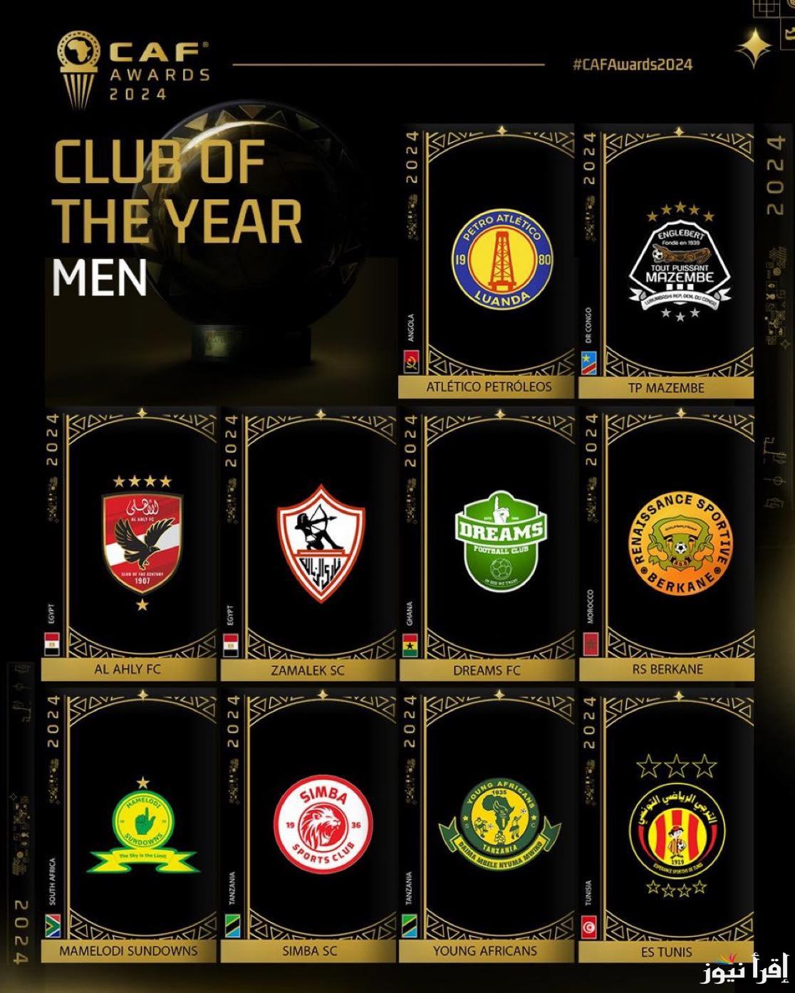 الآن بالاسماء.. المرشحين لجائزة افضل لاعب في افريقيا 2024 بعد غياب الفرعون المصري ( محمد صلاح)