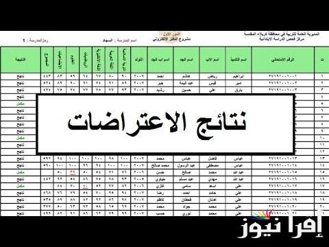من هُنا.. رابط اعتراضات السادس الاعدادي 2024 عبر موقع نتائجنا nataegna.net لجميع المحافظات