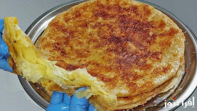 طريقة عمل الفطير المشلتت في الطاسة بخطوات بسيطة وسهلة “استمتع بألذ فطيرة مقرمشة في دقائق دون الحاجة إلى فرن”