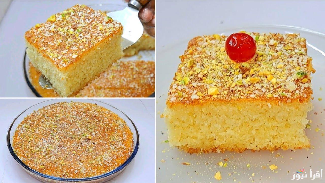 طريقة بسيطة هتخليكي تعملي كيكة لذيذة في ثواني!..طريقة عمل كيكة الرواني السريعة