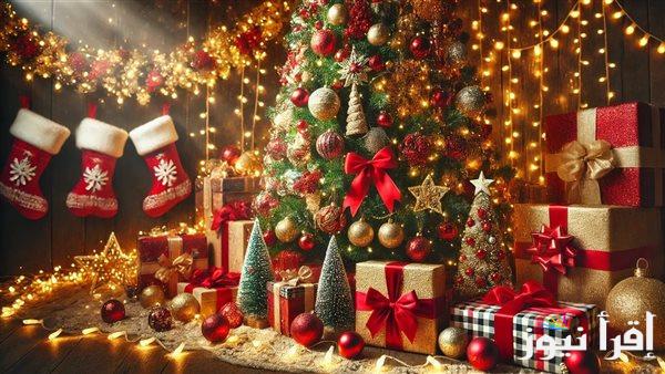 الكل يجمع بسرعه “New Year’s” سعر شجرة عيد الميلاد 2025 وأسعار زينة الكريسماس