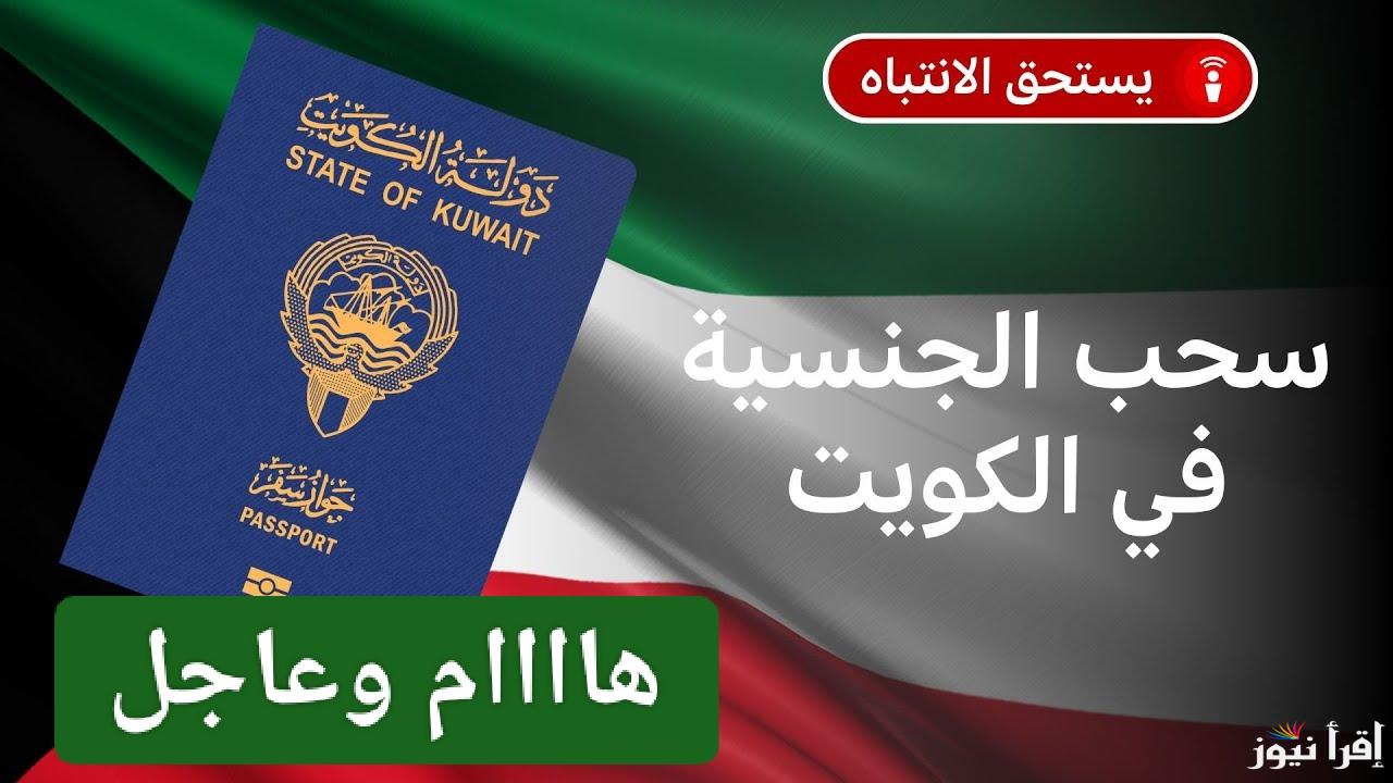 يا ترى مين عليه الدور .. رسمياً سحب الجنسيات الكويتية من هؤلاء المواطنين.. إليك التفاصيل كاملة