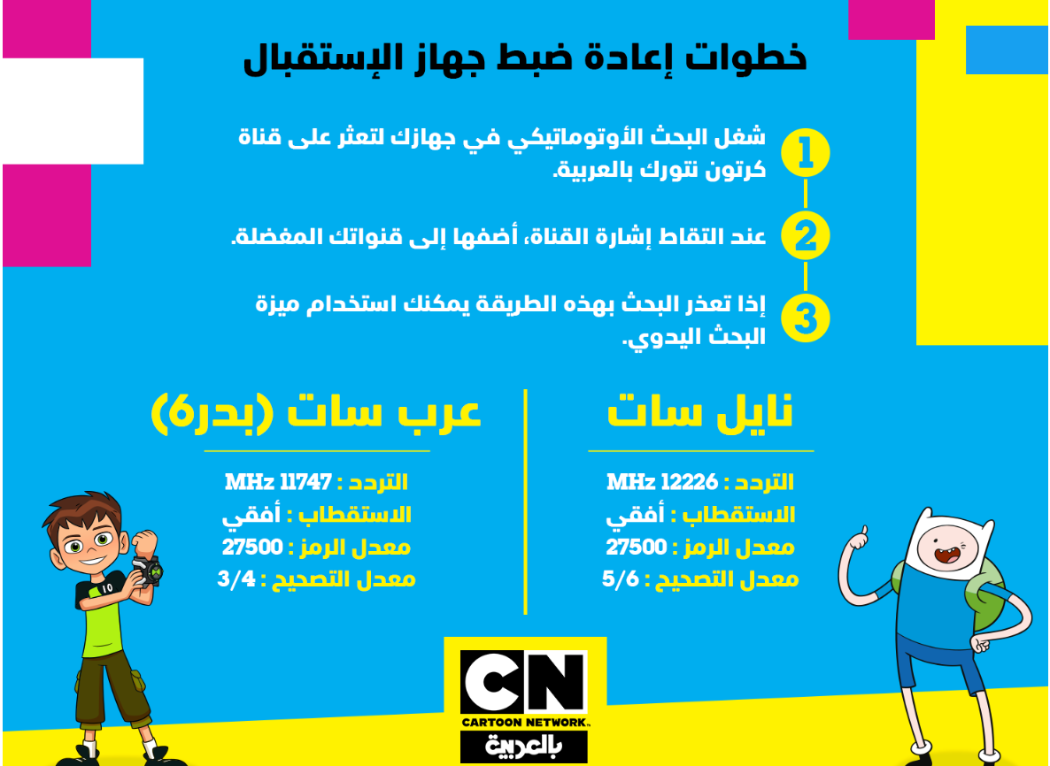 ضبط تردد قناة كرتون نتورك بالعربية 2024 للاستماع باجمل البرامج