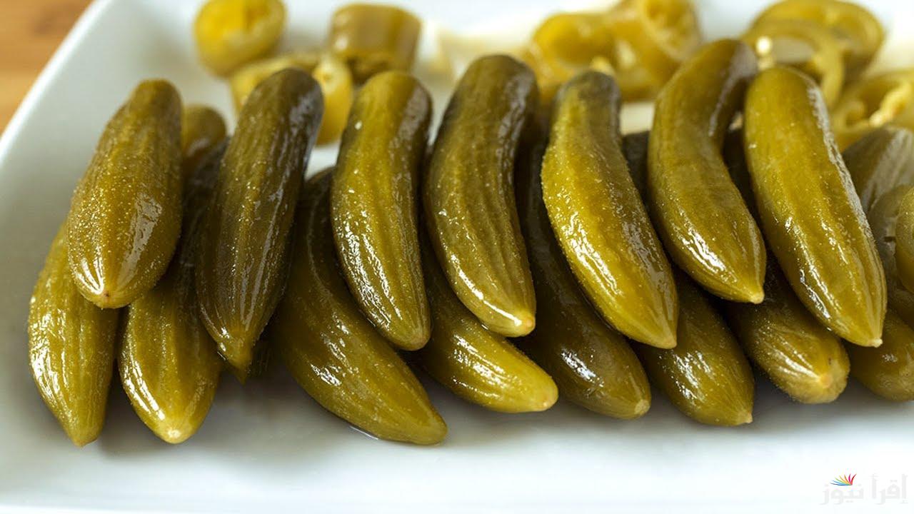 حضريه في بيتك لرمضان … طريقة عمل الخيار المخلل