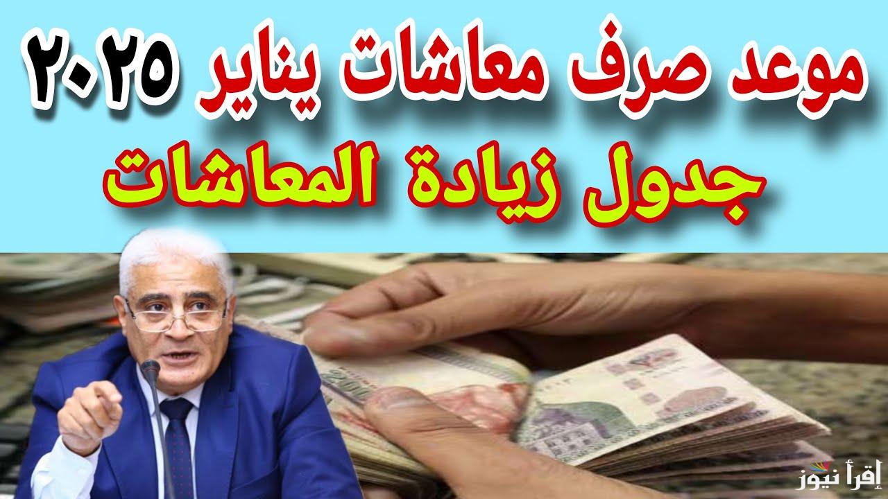 معاشك هيبقى كام.. زيادة معاشات يناير 2025 والفئات المستحقة للزيادة الجديدة