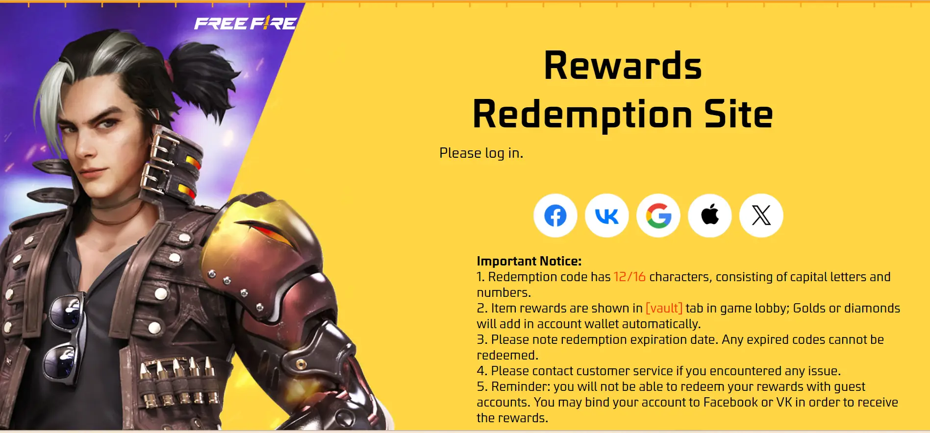 رقصة الدخول في اللعبة.. أكواد فري فاير 2025 المجانية موقع تبادل الكود reward.ff.garena.com العام الجديد