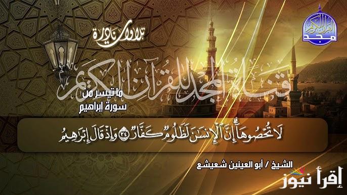 تردد قناة المجد للقرآن الكريم الجديد 2025 عبر النايل سات وكيفية تنزيلها