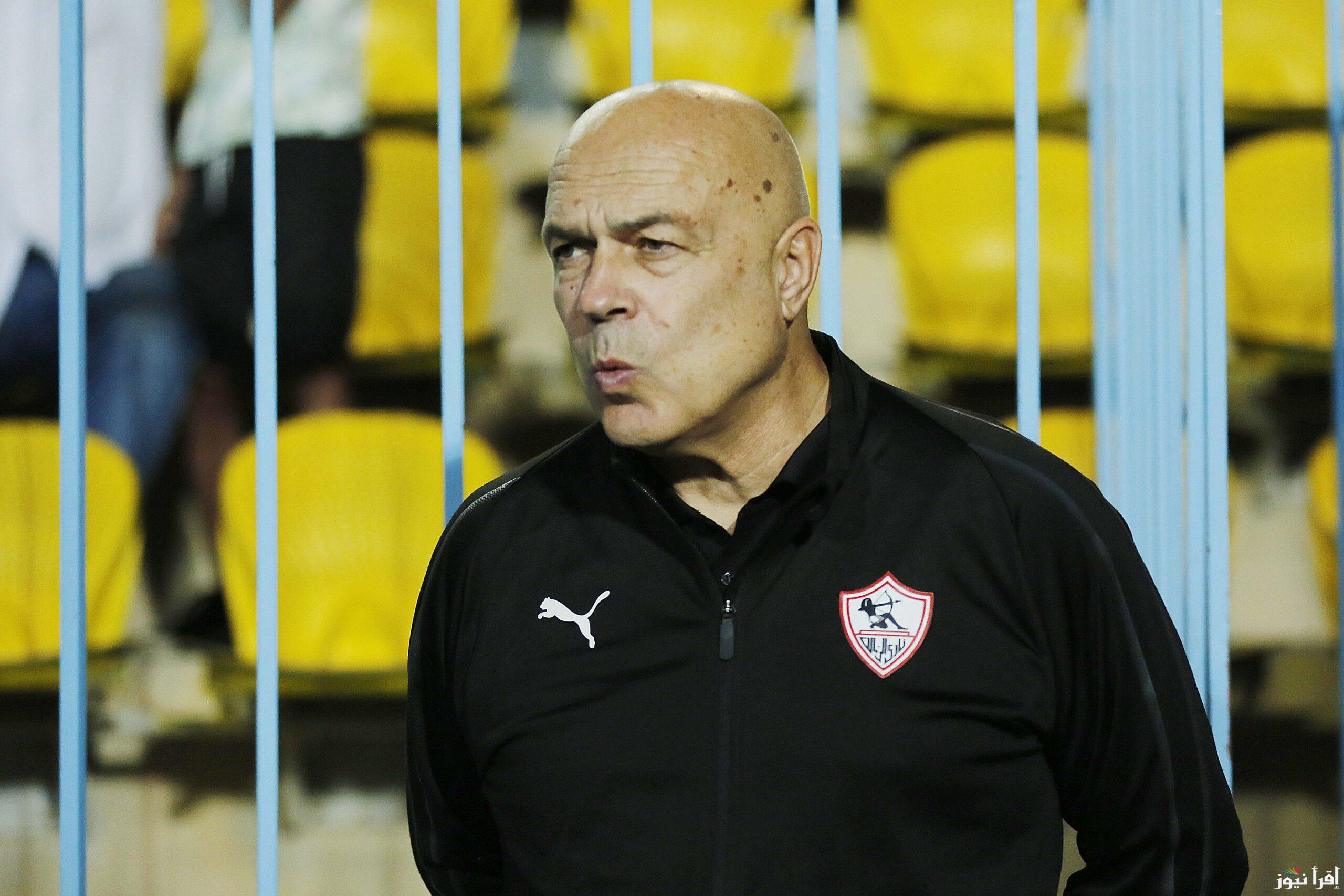 جروس يواصل عقد الجلسات مع اللاعبين قبل مباراة الاتحاد السكندري