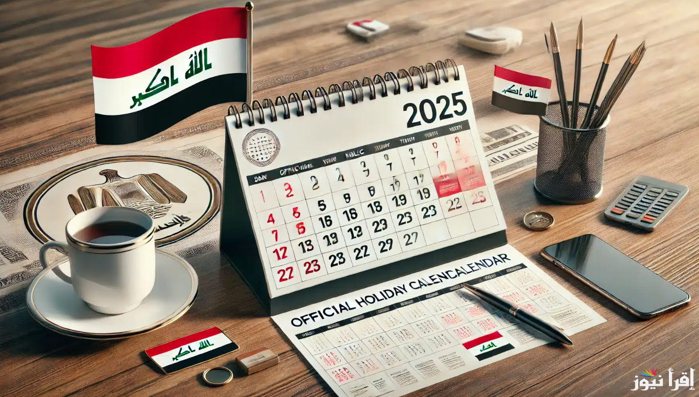 رزنامة جدول العطل الرسمية في العراق 2025 والعطلات الرسمية للعام الدراسي الجديد