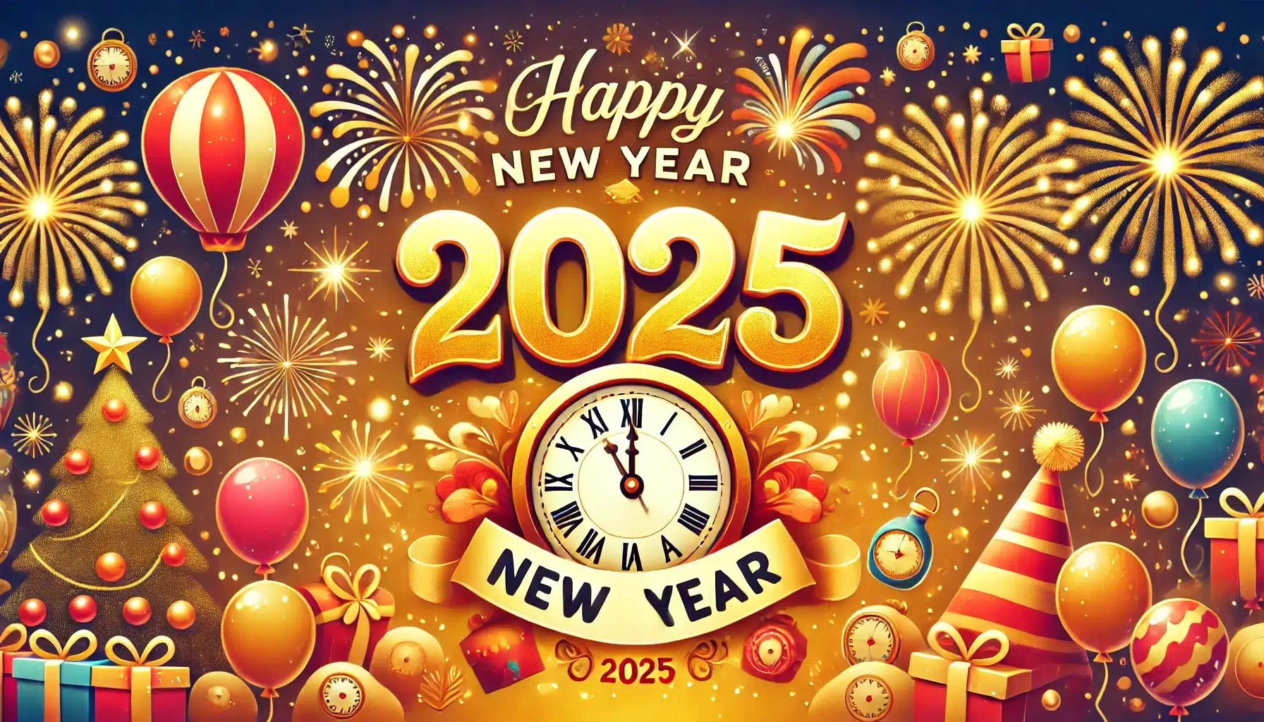Happy New Year .. صور تهنئة رأس السنة الميلادية 2025 بأجمل العبارات والرسائل