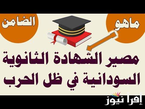 وزارة التربية السودانية تعلن .. رسوم وجدول امتحانات الشهادة السودانية 2025/2024 وموعد الامتحانات المؤجلة