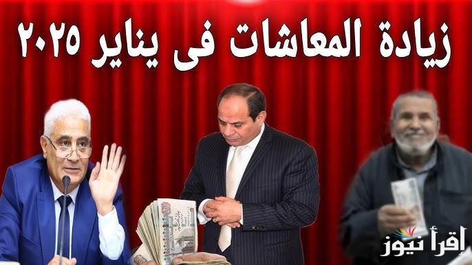 الزيادة هتنزل إمتي.. زياده المعاشات شهر يناير 2025 خطوات الاستعلام عنها من هيئة التأمينات الاجتماعية