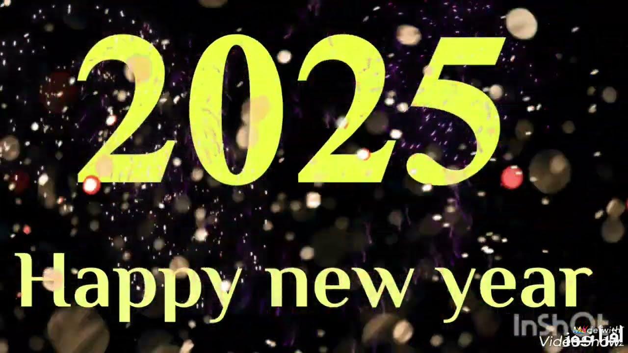 تصاميم جاهزة .. صور ورسائل تهنئة راس السنة 2025 الجديدة بطاقات مكتوب عليها Happy new year