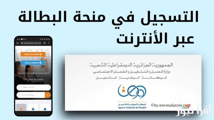 “anem.dz” طريقة التسجيل في منحة البطالة في الجزائر 2025 بموقع وكالة الوطنية للتشغيل