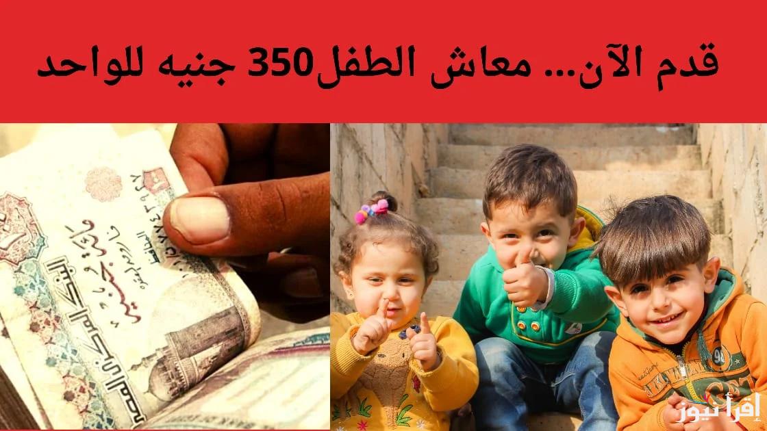 لو ابنك متوافر فيه الشروط هياخد معاش شهري .. فرصة تقدمها وزارة التضامن لهذه الفئات بشأن معاش الطفل 2025