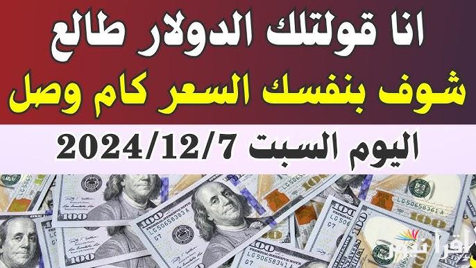 “موجة ارتفاع جديدة” كم سعر الدولار اليوم في السوق السوداء في مصر؟ السبت 7 ديسمبر 2024 والبنوك خلال تعاملات اليوم
