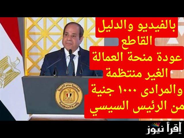 كيفية التسجيل في منحة العمالة الغير منتظمة الكترونيا 2025 manpower وفقا لقرارات وزارة القوي العاملة