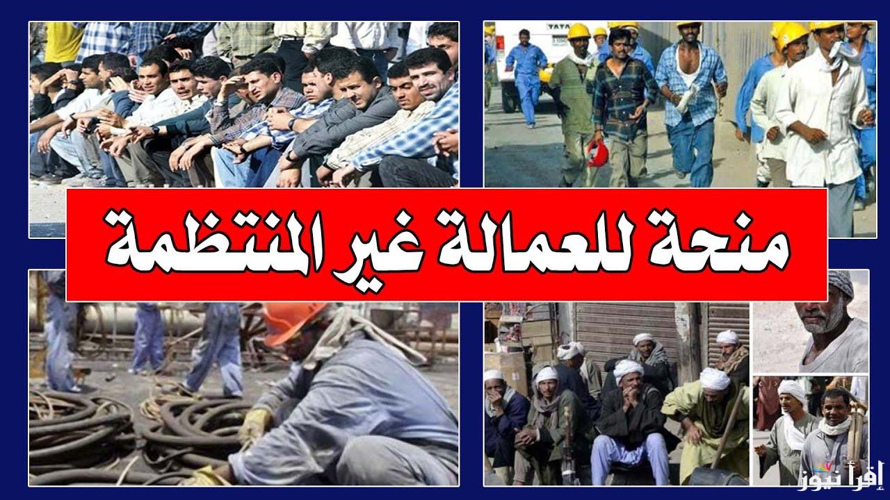 1000 جنية جالك وانت في بيتك .. رابط التسجيل في منحة العمالة الغير منتظمة 2025 والشروط المطلوبة