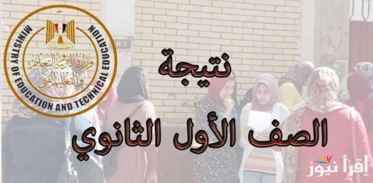 “1 ثانوي” موقع نتيجة الصف الأول الثانوي برقم الجلوس والاسم 2025 عبر موقع نتيجتــك التابع لوزارة التربية والتعليم