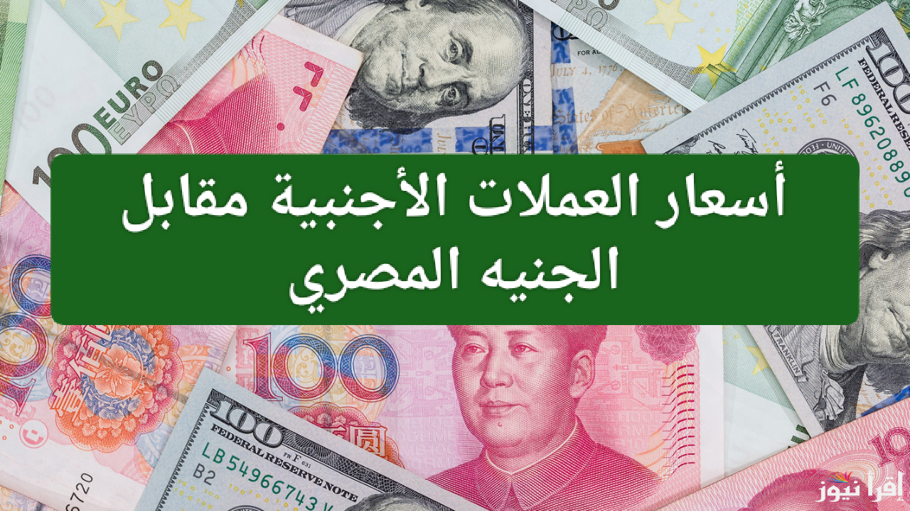 العيشة ولعت بسبب الدولار.. أسعار العملات الأجنبية مقابل الجنيه المصري الإثنين 13 يناير 2025