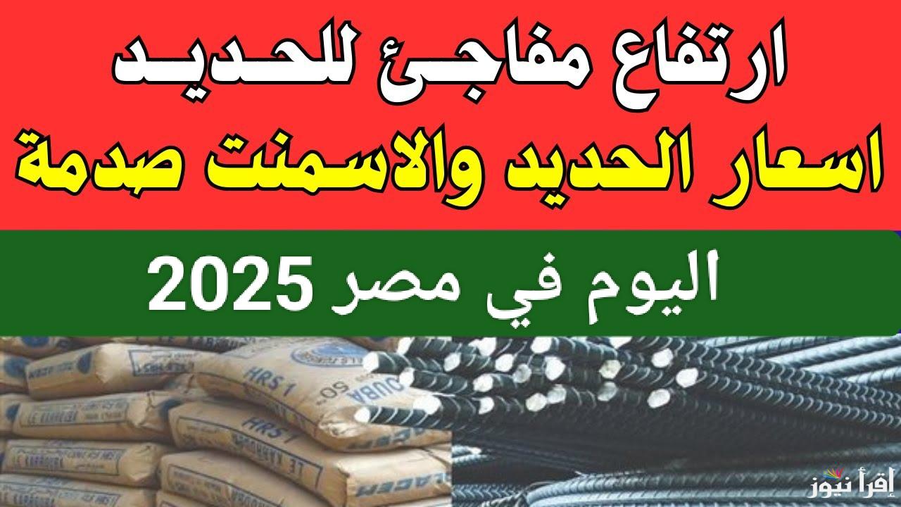 “مين فيهم الأرخص”.. سعر طن الحديد والأسمنت اليوم الأحد 19 يناير 2025 في المصانع المصرية