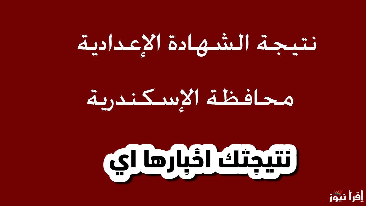 لحظة الحسم.. نتيجة الشهادة الإعدادية 2025 في الإسكندرية الترم الاول بالاسم ورقم الجلوس
