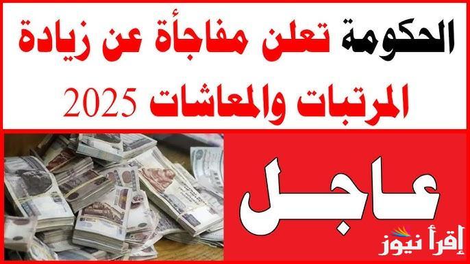 آخر أخبار زيادة المعاشات والمرتبات لشهر فبراير 2025 وخطوات الاستعلام عن الزيادة عبر nosi.gov.eg