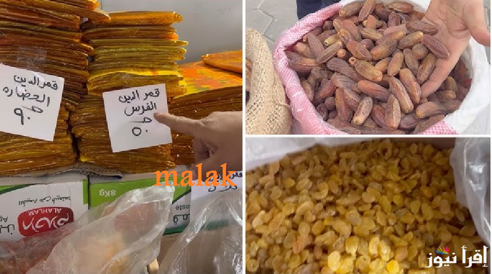 “حضري الخشاف” أسعار ياميش رمضان 2025 في الاسواق