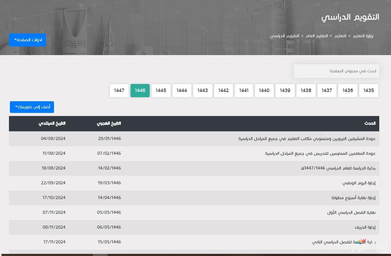 “رسميًا” موعد الإجازات الرسمية في السعودية 2025 للطلاب والموظفين في القطاع العام والخاص
