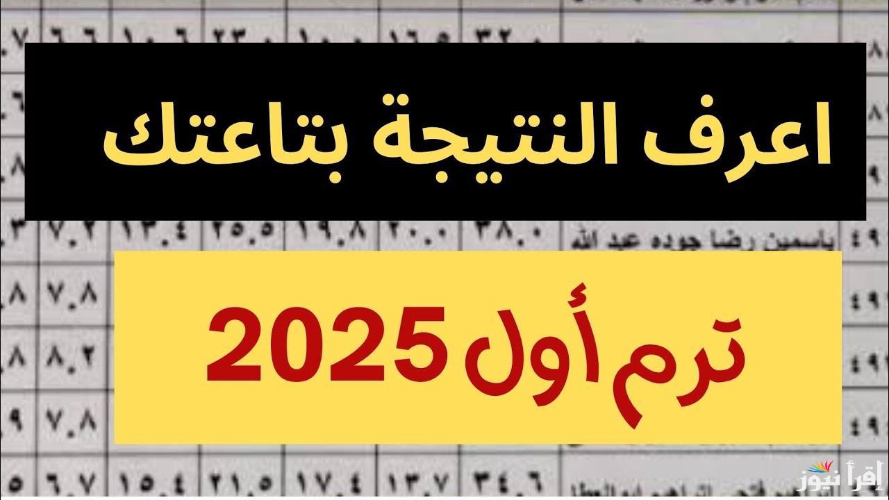 هنا متاح.. رابط نتيجة الصف الثالث والرابع الابتدائي 2025 ترم اول بالاسم ورقم الجلوس عبر بوابة التعليم الاساسي