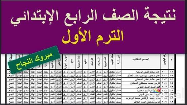 رابط نتيجة رابعة ابتدائي 2025 الترم الأول وطريقة الاستعلام عنها عبر الموقع الرسمي لوزارة التربية والتعليم في مصر