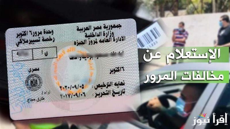 هتغرم كام ؟ .. قائمة مخالفات المرور لعام 2025 وكيفية دفع الغرامة من خلال الموقع الرسمي للنيابة العامة ppo.gov.eg