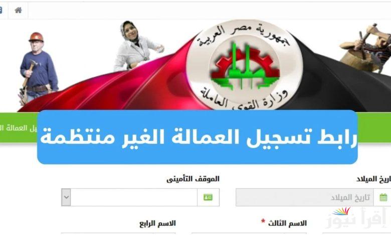 لينك الاستعلام عن منحة العمالة غير المنتظمة 2025 بالرقم القومي عبر الموقع الرسمي لوزارة القوى العاملة manpower.gov.eg