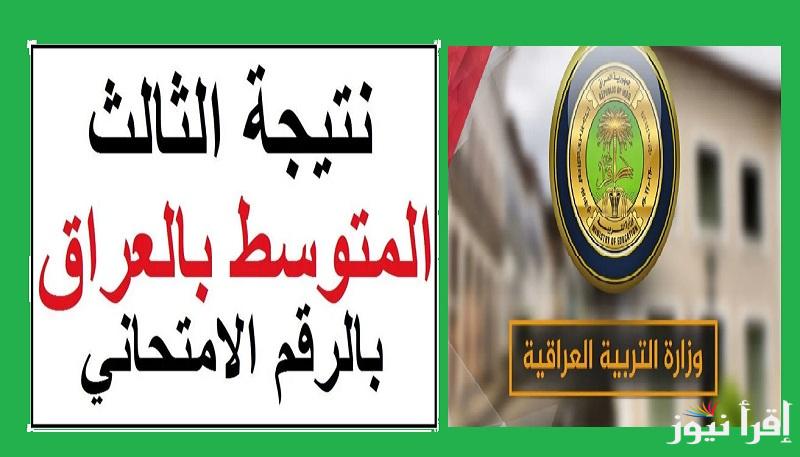 موقع نتائجنا “بصيغة pdf” رابط نتائج الصف الثالث المتوسط في العراق الدور الأول 2025 جميع المحافظات وزارة التربية
