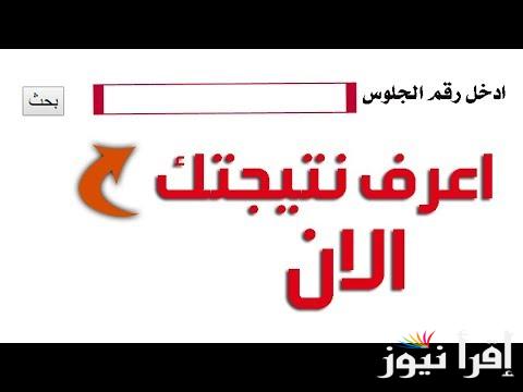 اولي اعدادي || نتيجة الصف الأول الاعدادي برقم الجلوس والاسم 2025 وموعد اعلانها عبر الموقع الرسمي