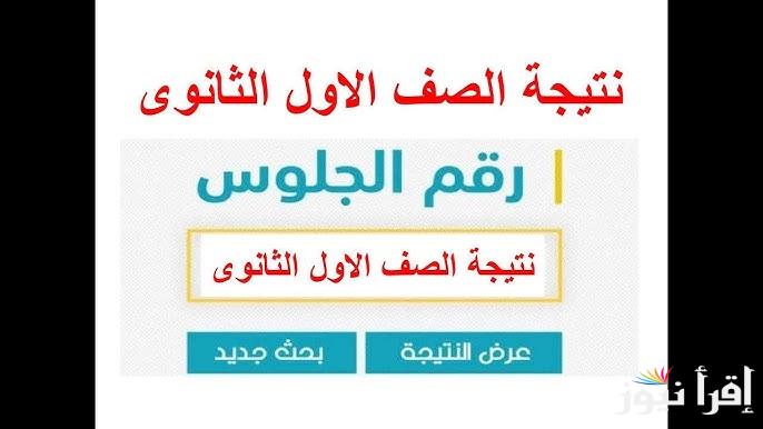 رابط شغال .. نتيجة الصف الأول والثاني الثانوي 2025 لشعبتي العلمي والأدبي