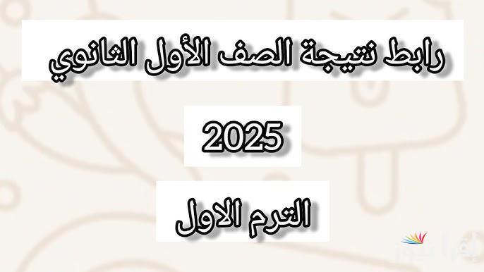 الأن.. رابط نتيجه 1 و 2 ثانوي 2025 اولي وتانية ثانوي بالاسم ورقم الجلوس عبر موقع eduserv.cairo.gov.eg وموعد ظهور النتائج