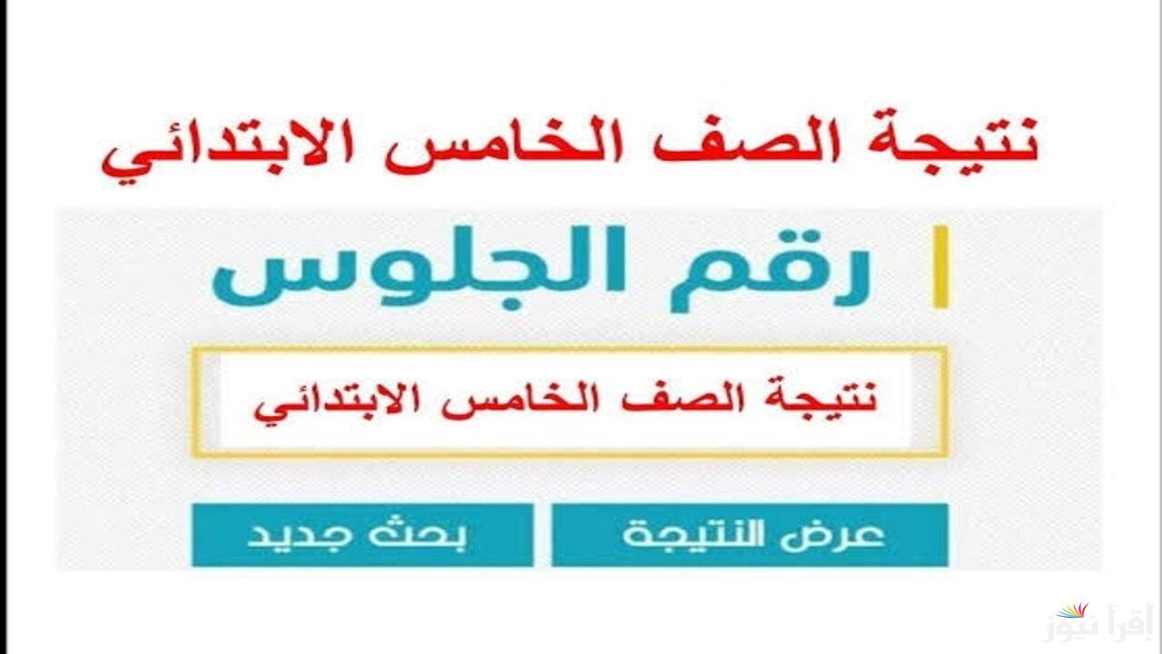 نتيجة الصف الخامس الابتدائي 2025 الترم الأول .. خطوات الحصول على النتائج وتوزيع الدرجات