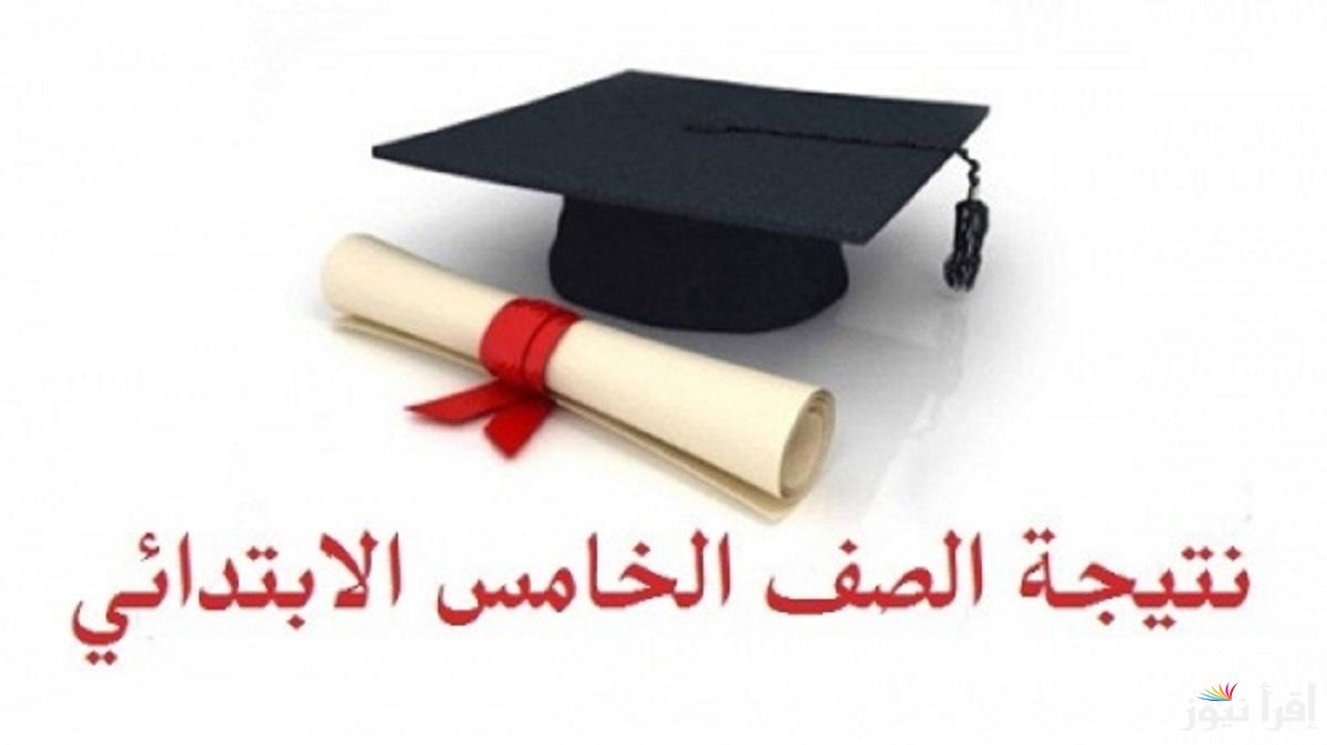 رابط مباشر نتيجة 5 ابتدائي .. نتيجة الصف الخامس الابتدائي برقم الجلوس 2025 عبر بوابة التعليم الأساسي