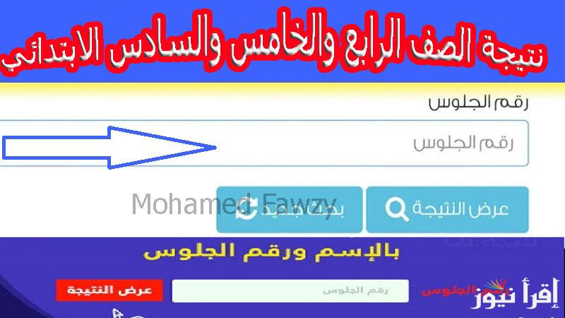 natiga-4dk.net.. نتيجة الصف الرابع والخامس والسادس الابتدائي بالاسم ورقم الجلوس وخطوات الاستعلام عنها