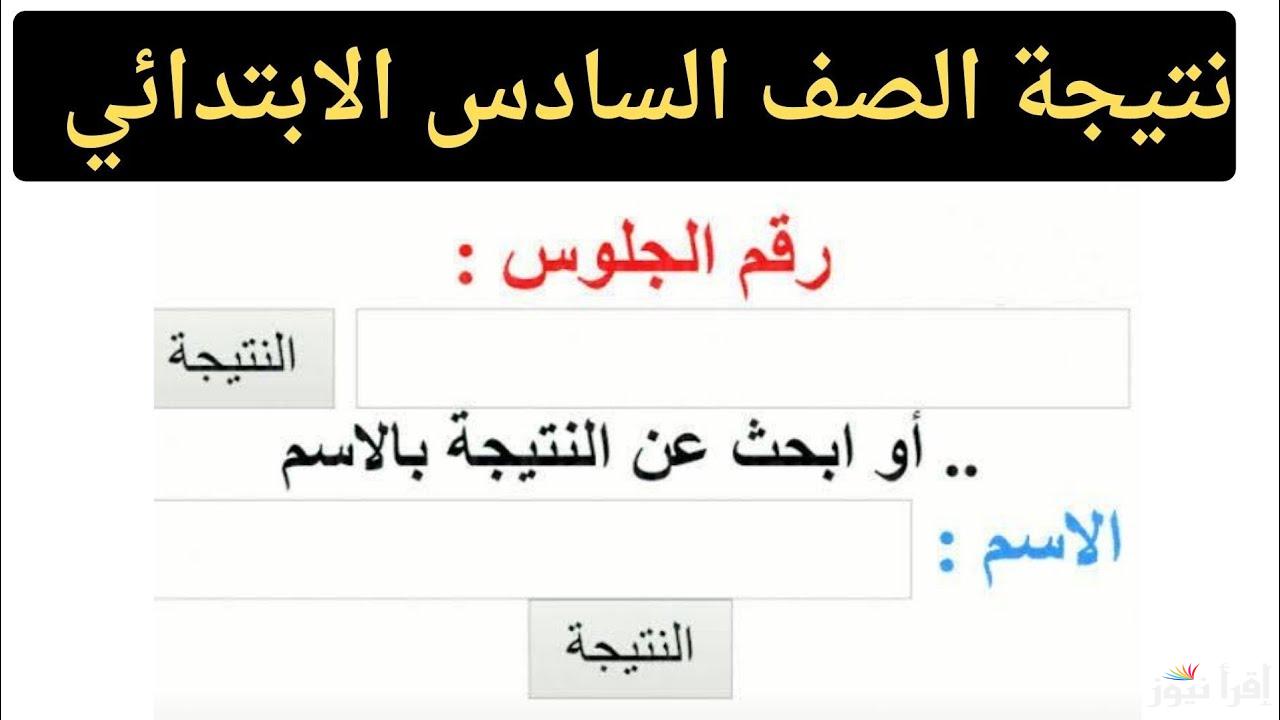 “قربت تظهر”.. نتيجة الصف السادس الابتدائي برقم الجلوس 2025 عبر بوابة التعليم الاساسي لكل مدارس محافظة القاهرة