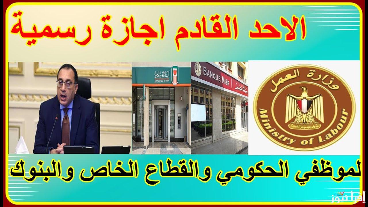هل غدا الاحد إجازة رسمية بمناسبة عيد الغطاس؟ وجدول الاجازات الرسمية في مصر
