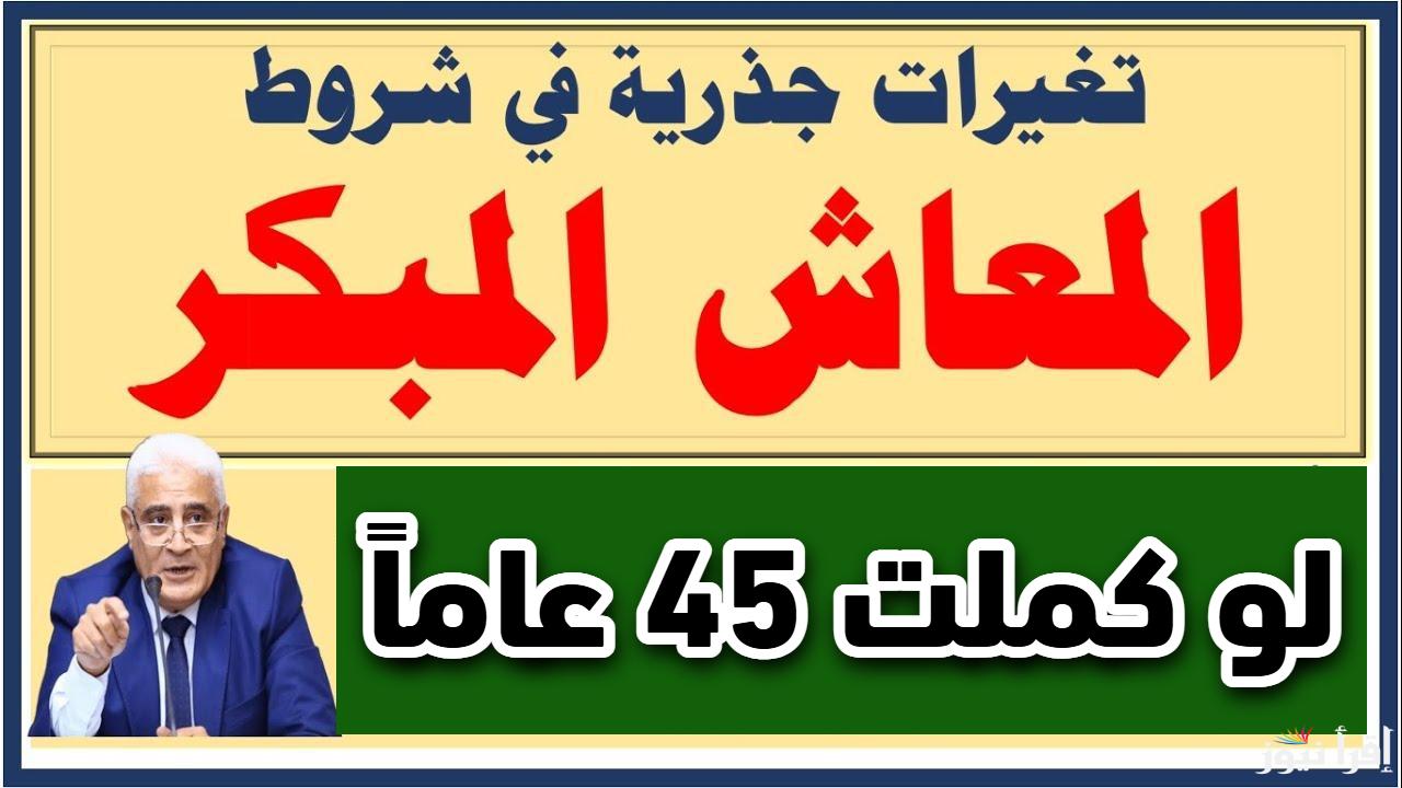 لو كملت 45 سنة.. التأمينات الاجتماعية تزف خبر سار بشأن شروط الخروج على المعاش المبكر 2025 والحصول عليه