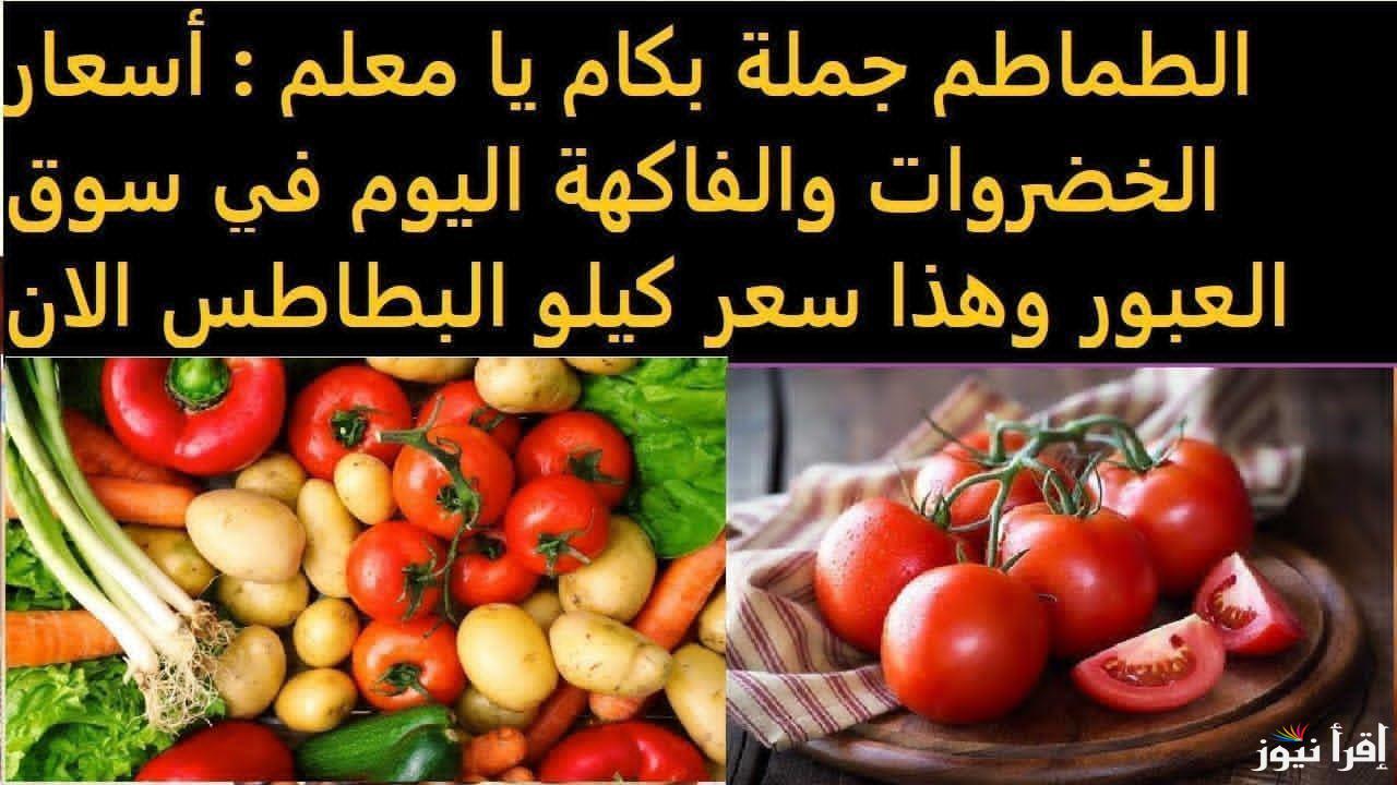 متخليش البياع يضحك عليك.. أسعار الخضار اليوم الخميس 27/2/2025 والفاكهة في سوق العبور بالكيلو