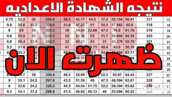“توفرت فورا” لينك نتيجة الصف الثالث الاعدادي محافظة الفيوم 2025 بالاسم ورقم الجلوس عبر الموقع الرسمي لوزارة التربية والتعليم